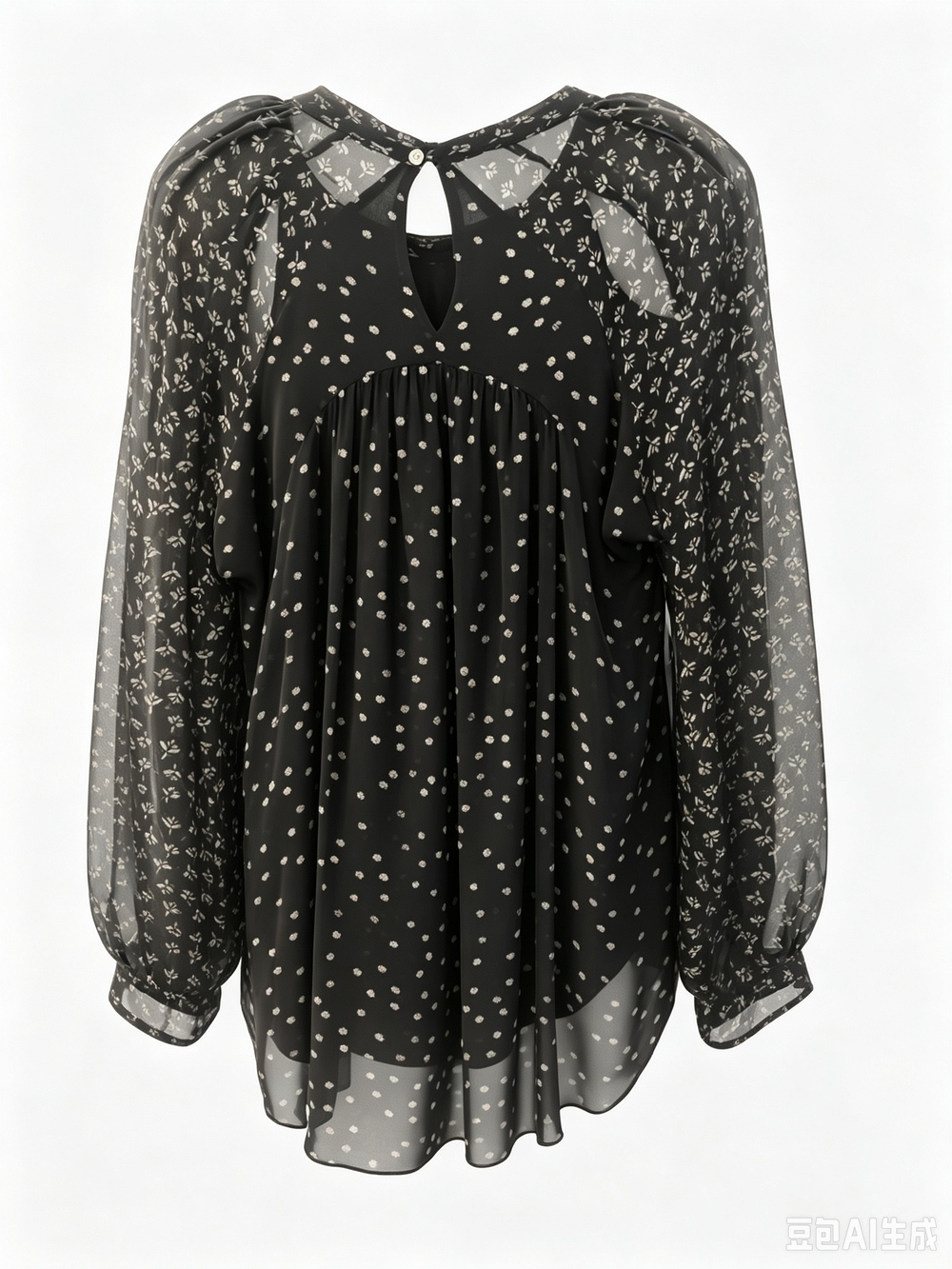 Isabel Marant Black  floral  blouse